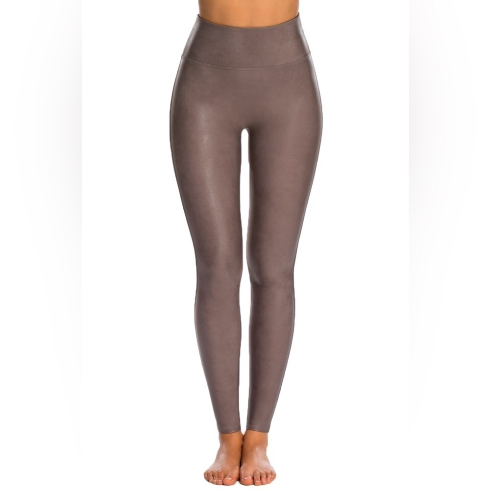 Spanx Faux Leather Leggings in‎ Antique Rose S